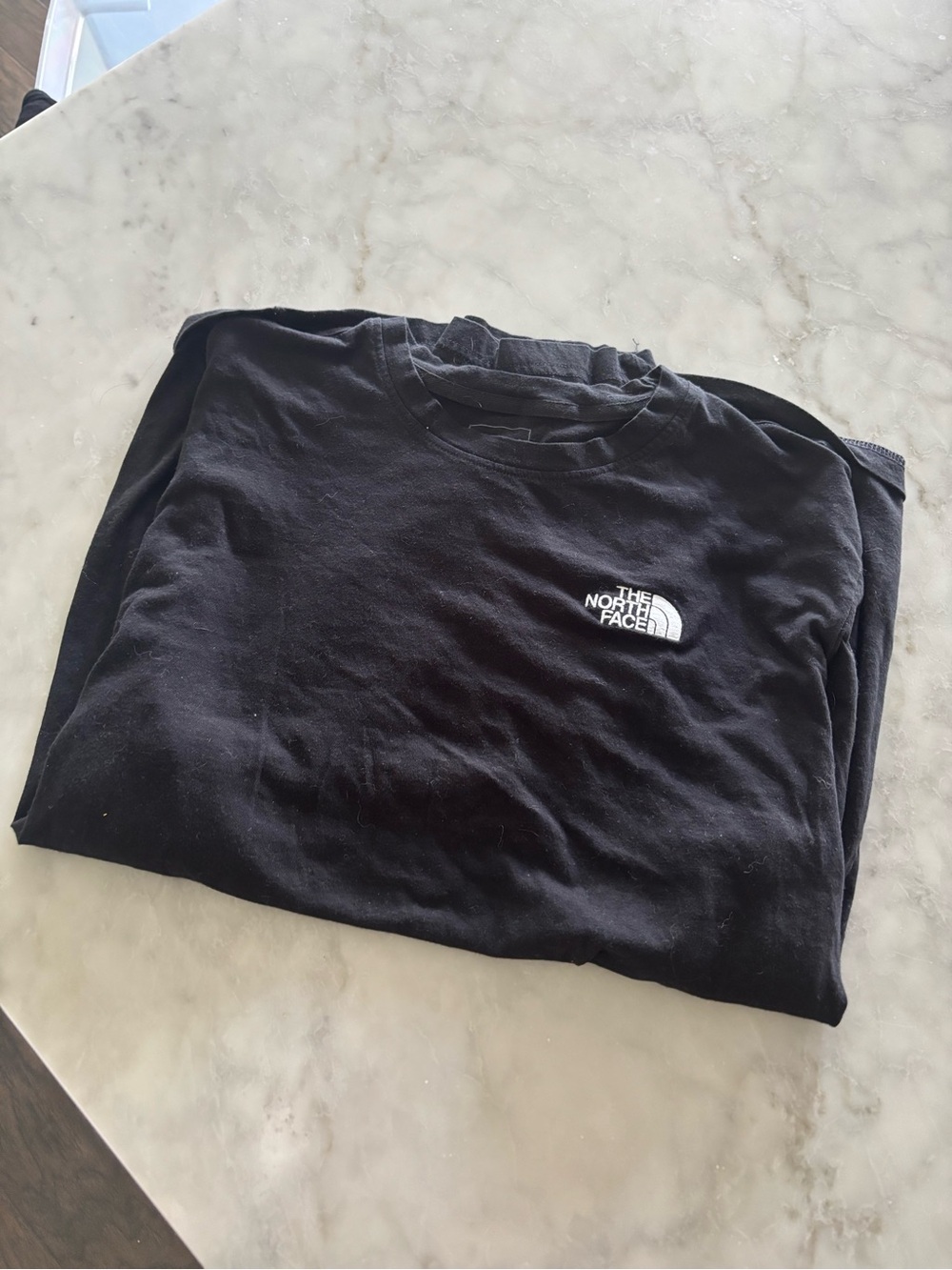 The North Face Black Long Sleeve Logo Tee